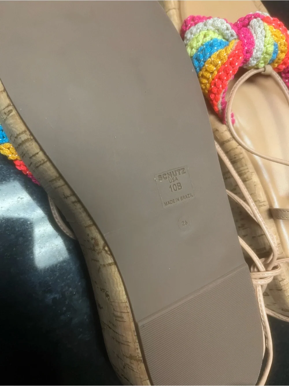 Sz 10B COLLIE ATANADO LEATHER SANDAL